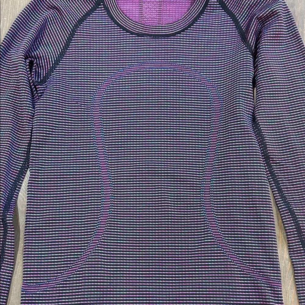 Lululemon Athletica Deep Purple Long Sleeve Tee - Picture 10 of 15